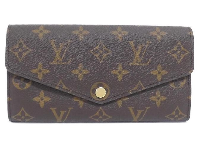 Cartera Larga Louis Vuitton Monogram Castaño Bronce