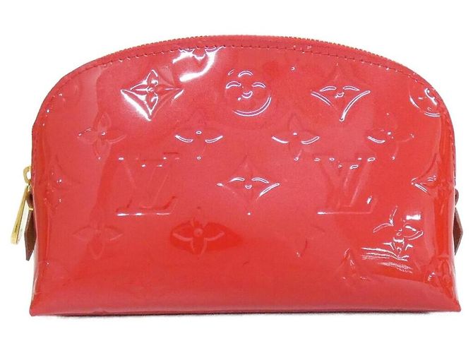 Necessaire Louis Vuitton Vernis Small Vermelho