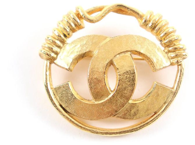 Broche Chanel COCO Mark Doré