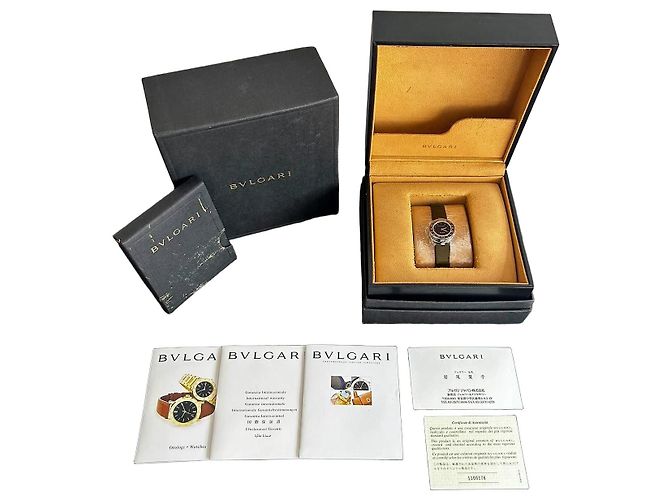 Bulgari Bvlgari B.zero1 Uhr Schwarz Olivgrün