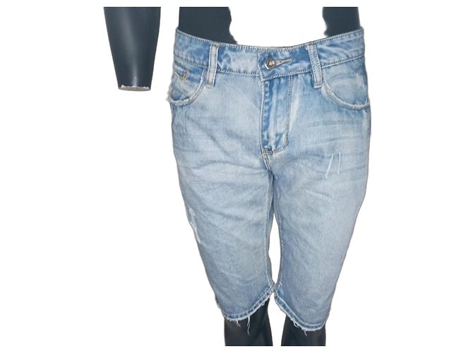 Dolce & Gabbana Denim-Shorts Blau