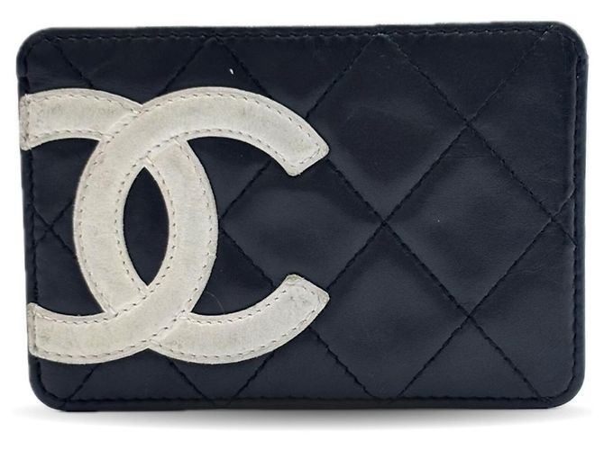 Chanel Cambon Line Card Case Black