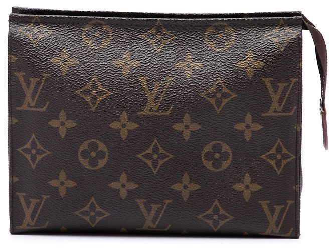 Necessaire Louis Vuitton Brown Monogram 19 Castaño