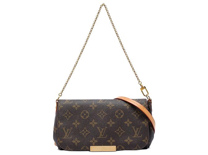 Louis Vuitton Brown Monogram Favorite MM Marrone