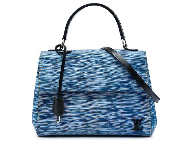 Louis Vuitton Blue Epi Denim Cluny MM Bleu
