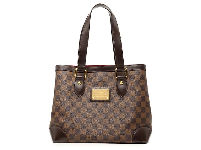 Louis Vuitton Brown Damier Ebene Hampstead PM Castaño