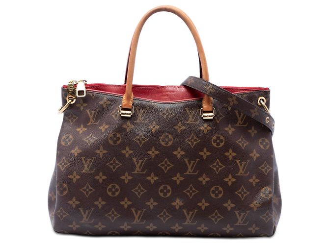Louis Vuitton Brown Monogram Pallas MM Marron