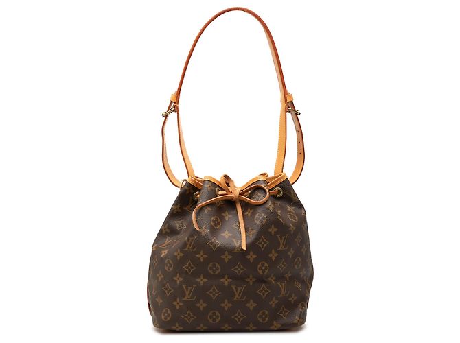 Louis Vuitton Brown Monogram Petit Noe Marron