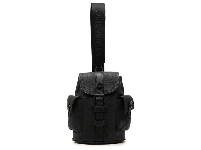 Louis Vuitton Black Taurillon Christopher XS Noir