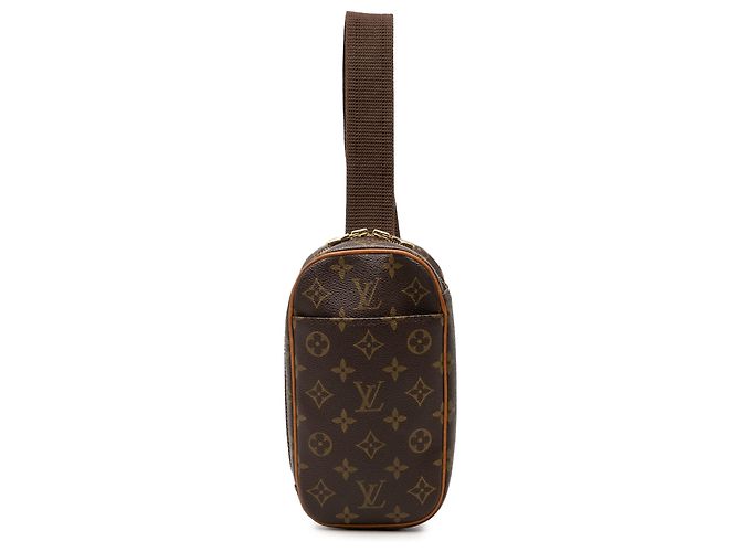 Louis Vuitton Brown Monogram Pochette Gange Marron