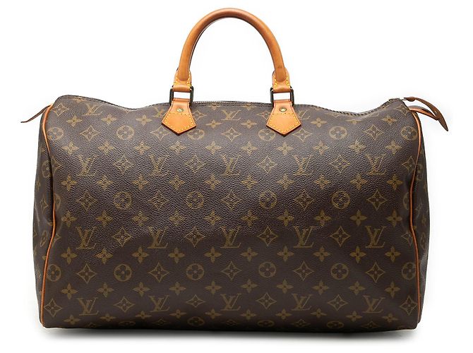Louis Vuitton Brown Monogram Speedy 40 Marron