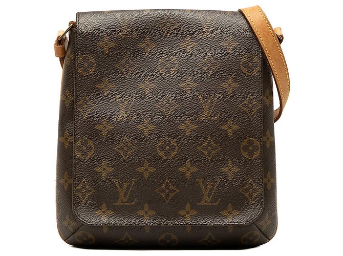 Louis Vuitton Brown Monogram Musette Salsa PM Short Strap Marrom