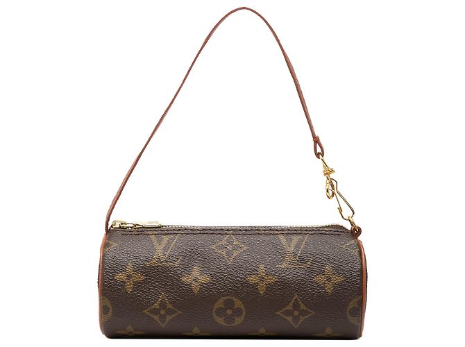 Louis Vuitton Brown Monogram Papillon Pochette Marron
