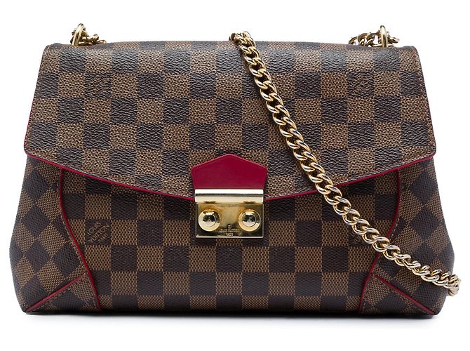 Clutch Louis Vuitton Brown Damier Ebene Caissa