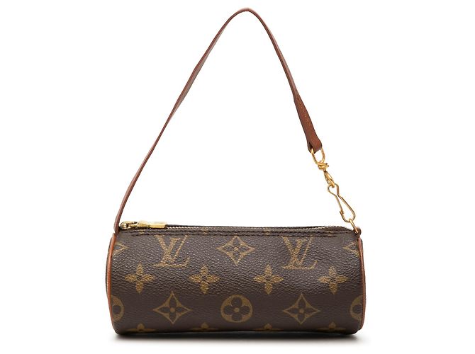 Louis Vuitton Brown Monogram Papillon Pochette Marron
