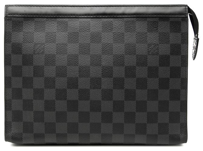 Louis Vuitton Black Damier Graphite Pochette Voyage MM Nero