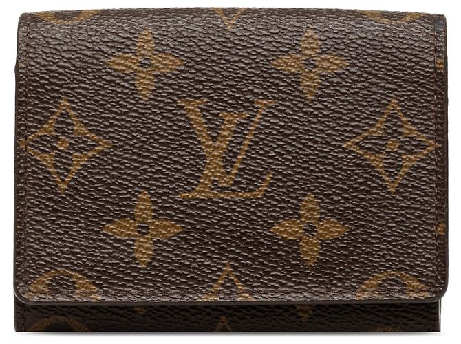 Louis Vuitton Brown Monogram Envelope Business Card Holder