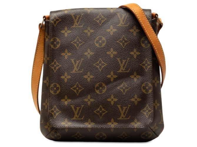 Louis Vuitton Brown Monogram Musette Salsa PM Long Strap Marrom