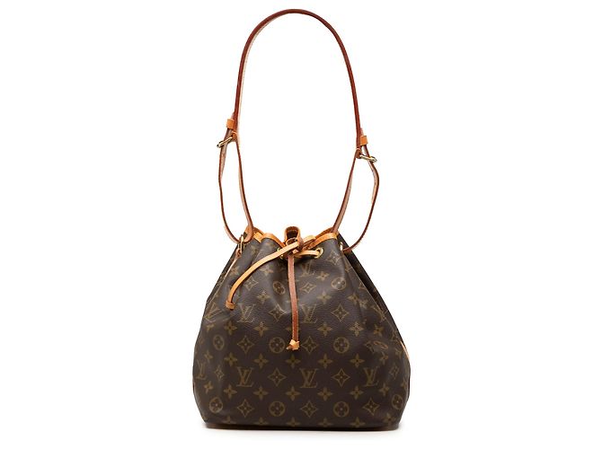 Louis Vuitton Brown Monogram Petit Noe Marron