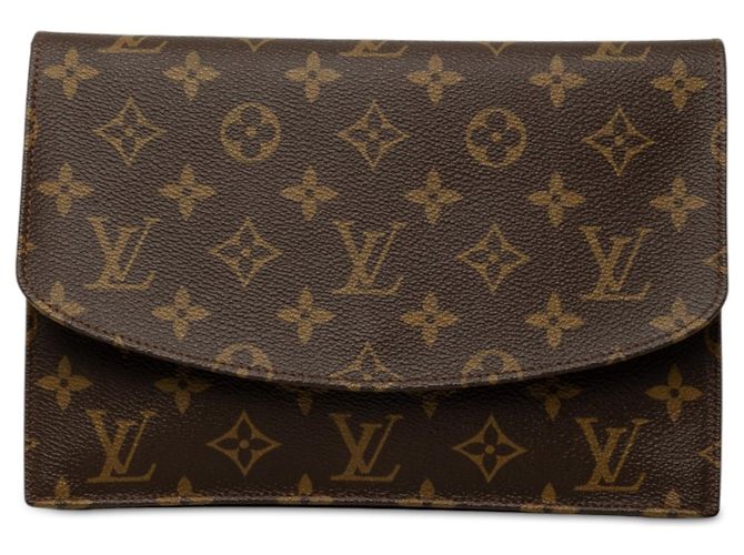 Louis Vuitton Brown Monogram Pochette Rabat 23 Marrone