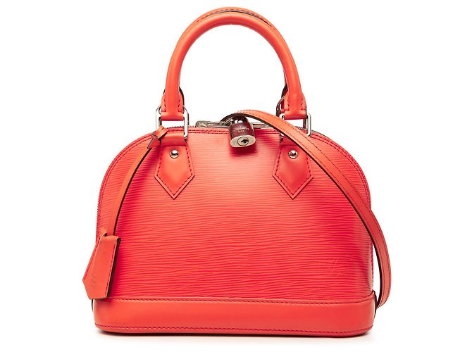 Louis Vuitton Orange Epi Alma BB