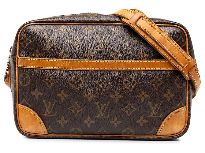 Louis Vuitton Brown Monogram Trocadero 27 Marrom