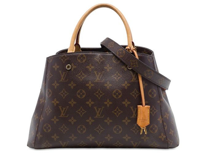 Louis Vuitton Brown Monogram Montaigne MM Marron