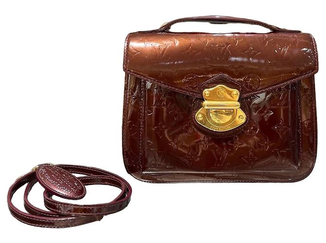 Sac Louis Vuitton Monogram Mail Bag Marron