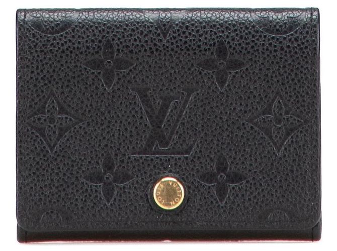 Cartera bi-fold Louis Vuitton Envelope Carte De Visite M58456 Negro
