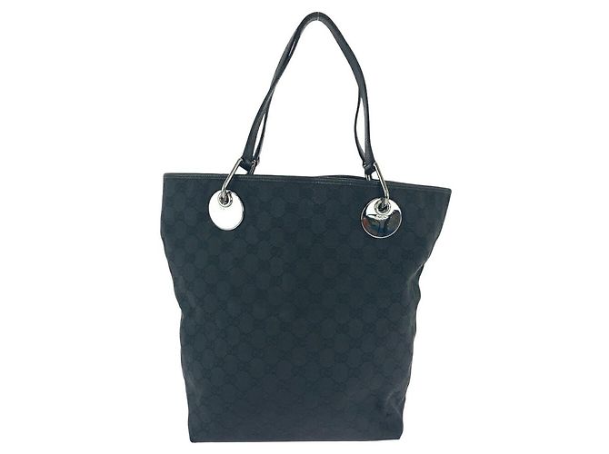 Borsa Tote Gucci GG Canvas Nero