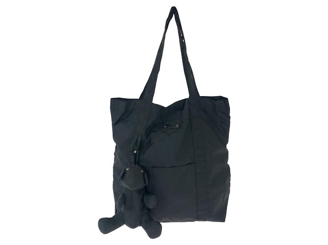 Gucci Teddy Bear Packable Tote Black