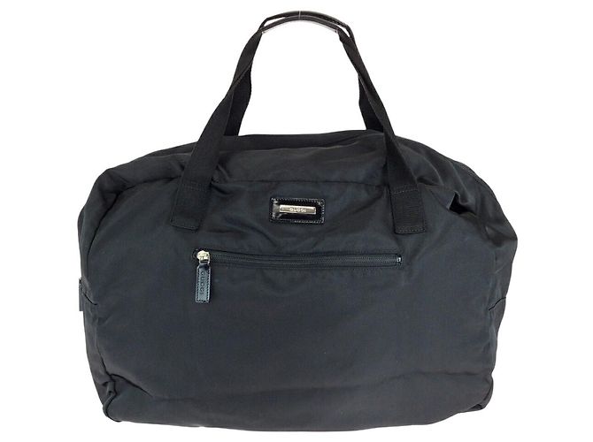 Borsa Gucci Boston in nylon nero