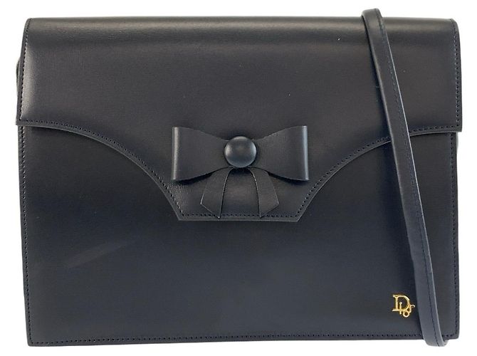Borsa a tracolla Dior Ribbon Blu