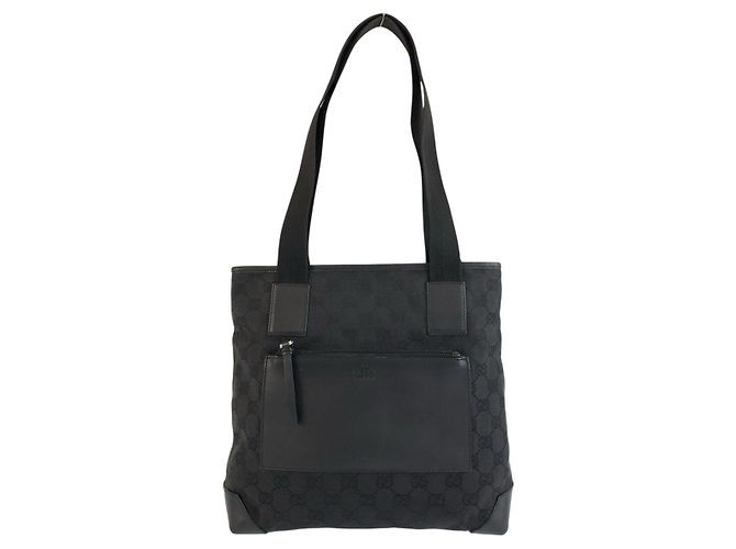Borsa Tote Gucci GG Canvas Nero