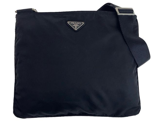 Borsa a tracolla Prada Tessuto Nero