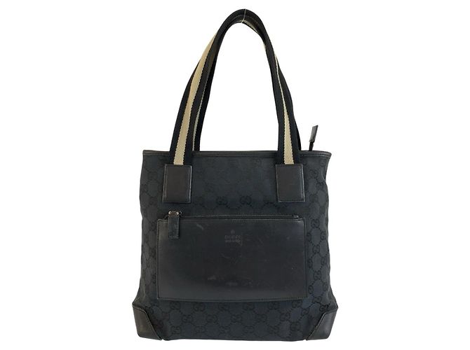 Borsa Tote Gucci GG Canvas Nero