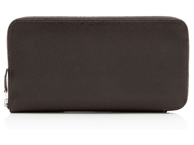 Hermès Portefeuille Hermes Epsom Azap Zip Around Gris