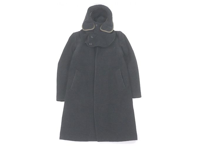 Autre Marque Casaco de lã e nylon MIHARA YASUHIRO Marrom Cinza antracite