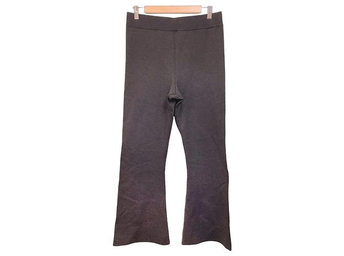 Autre Marque L’Appartement Smooth Knit Pants Marrom