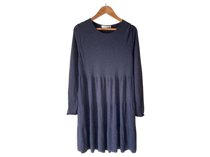 Vestido de malha Max Mara Azul Azul marinho