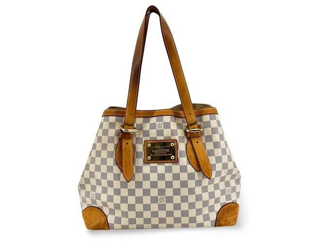 Louis Vuitton Hampstead Damier Ebene PM Weiß