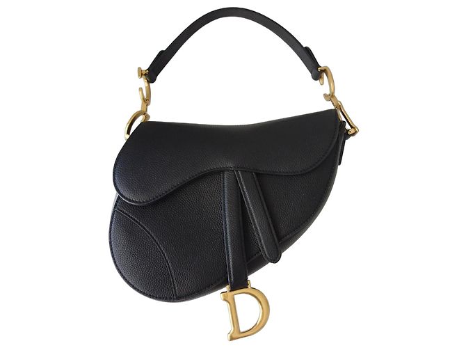 Autre Marque Bolso Dior Saddle Small Piel de Becerro Negro