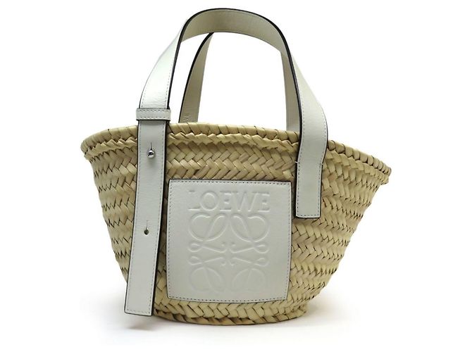 Borsa Basket Loewe Small A223S93X04 Tote Bianco