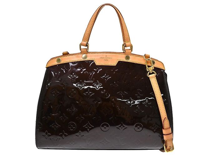 Louis Vuitton Brea Monogram Vernis MM Roxo