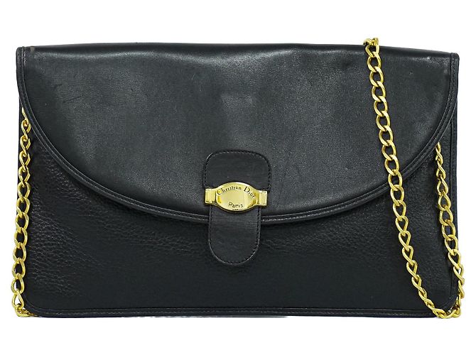 Christian Dior Borsa a tracolla in pelle Nero