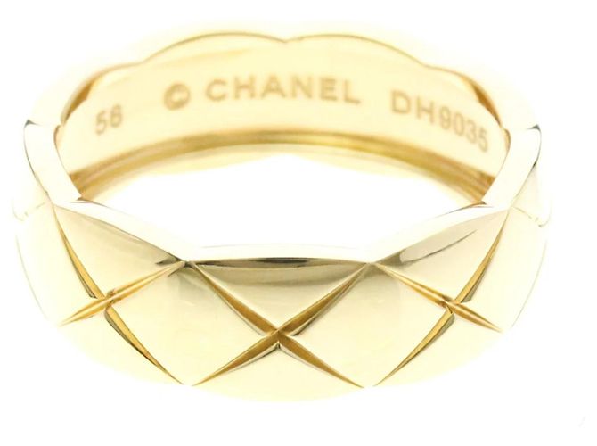 Anello Chanel Coco Crush Medium in oro giallo 18K D'oro