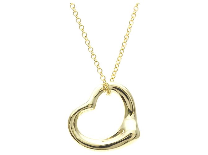 Autre Marque Collana Tiffany Open Heart in oro giallo 18K D'oro