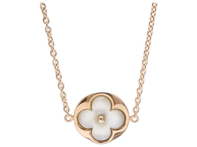 Pulsera Louis Vuitton Monogram MOP Dorado
