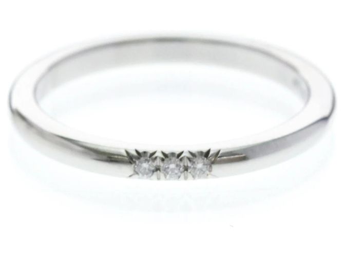 Autre Marque Tiffany Forever Ring 3 Diamanten in Platin Silber
