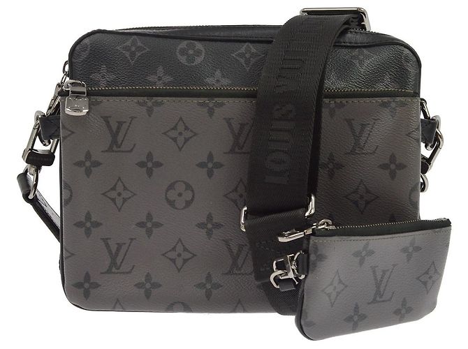 Louis Vuitton Trio Messenger Monogram Canvas Noir